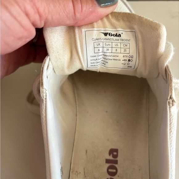 Gola White and Brown Sneakers - Picture 4 of 4